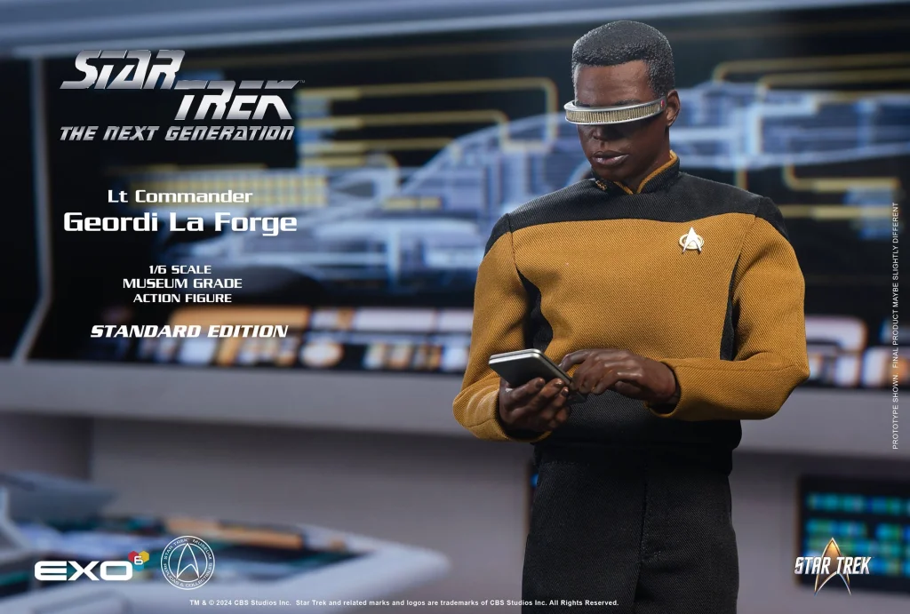 Star Trek - Scale Action Figure - Lt. Commander Geordi La Forge (Standard Version)
