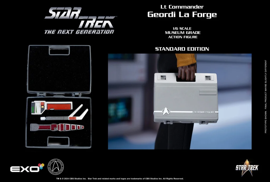 Star Trek - Scale Action Figure - Lt. Commander Geordi La Forge (Standard Version)