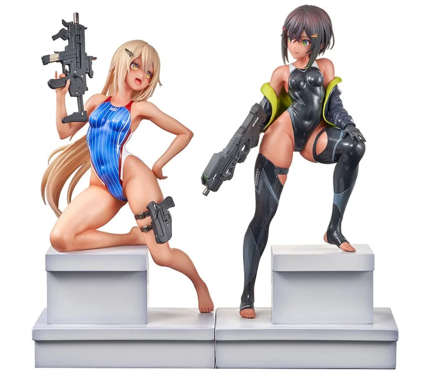 ARMS NOTE - Scale Figure - Bucho-chan & Kouhai-chan of the Swimming Club