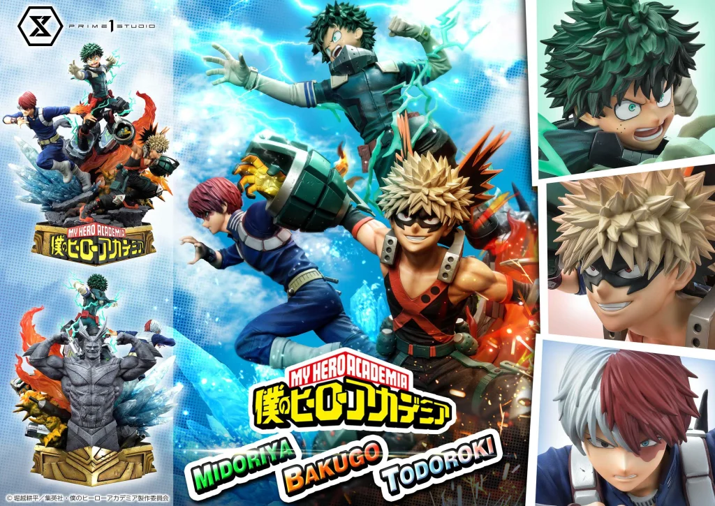 My Hero Academia - Premium Diorama - Izuku Midoriya, Katsuki Bakugō & Shōto Todoroki