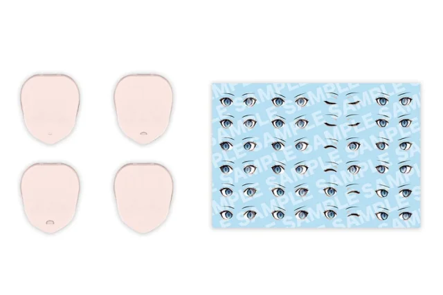 Produktbild zu SOUSAI SHOJO TEIEN - Plastic Model Kit Zubehör - Customized Face & Decal Set Vol. 3