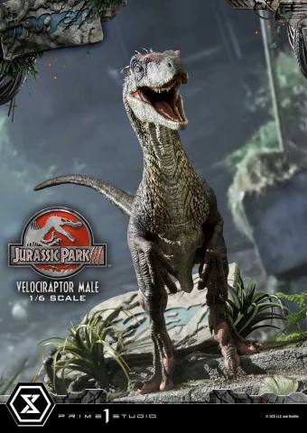 Produktbild zu Jurassic Park - Legacy Museum Collection - Velociraptor Male (Bonus Version)