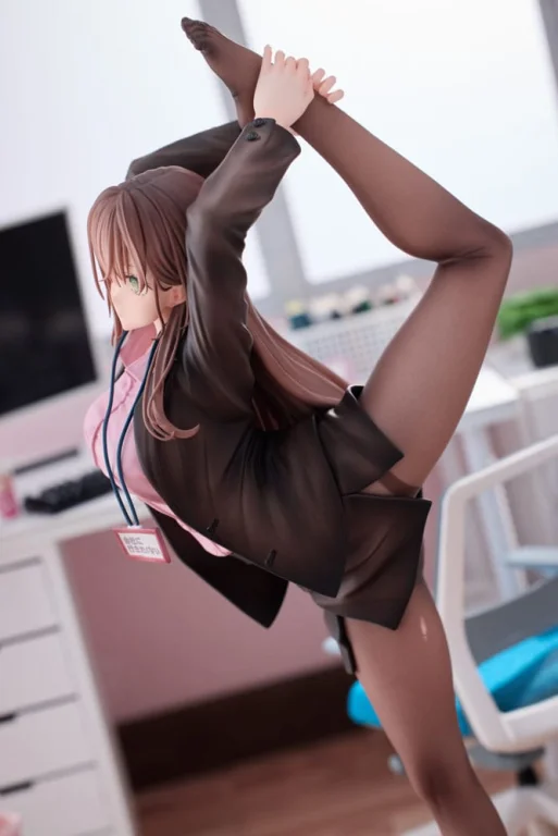 OL-chan Darakeru - Scale Figure - OL-chan (Pink Ver. Deluxe Edition)