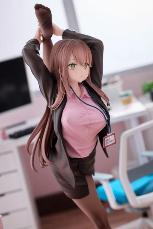OL-chan Darakeru - Scale Figure - OL-chan (Pink Ver. Deluxe Edition)