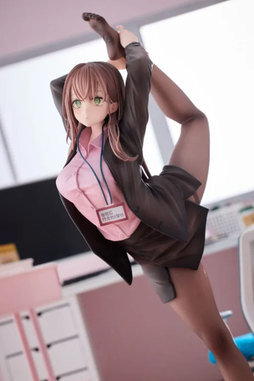 OL-chan Darakeru - Scale Figure - OL-chan (Pink Ver. Deluxe Edition)