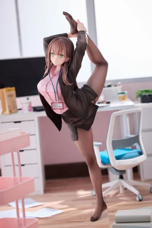 OL-chan Darakeru - Scale Figure - OL-chan (Pink Ver. Deluxe Edition)