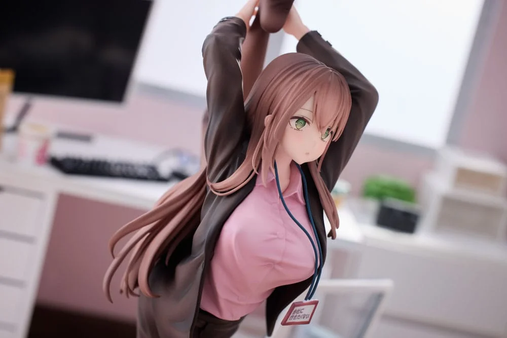 OL-chan Darakeru - Scale Figure - OL-chan (Pink Ver. Deluxe Edition)