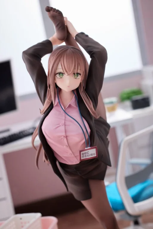 OL-chan Darakeru - Scale Figure - OL-chan (Pink Ver. Deluxe Edition)