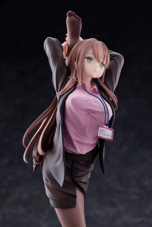 OL-chan Darakeru - Scale Figure - OL-chan (Pink Ver. Deluxe Edition)
