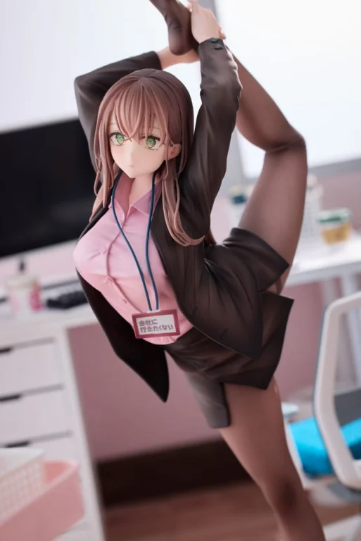 OL-chan Darakeru - Scale Figure - OL-chan (Pink Ver. Deluxe Edition)