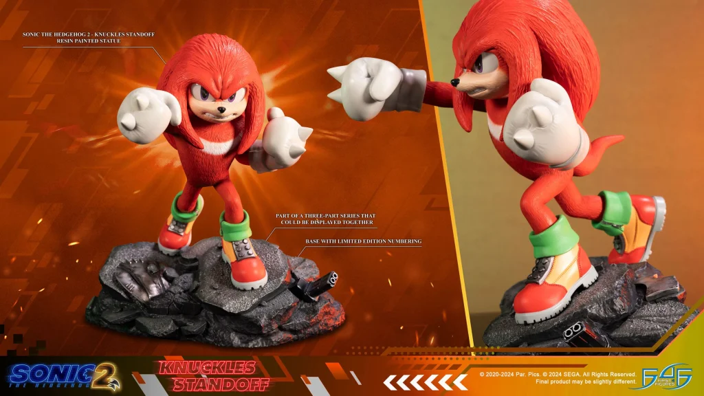 Sonic - Non-Scale Figure - Knuckles (Standoff)