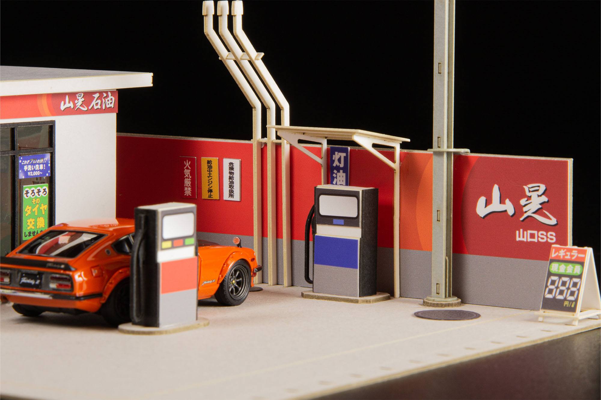 Stage Paper Model Real Stage - Paper Model Kit - Gas Station - Shop - tsoto.net β