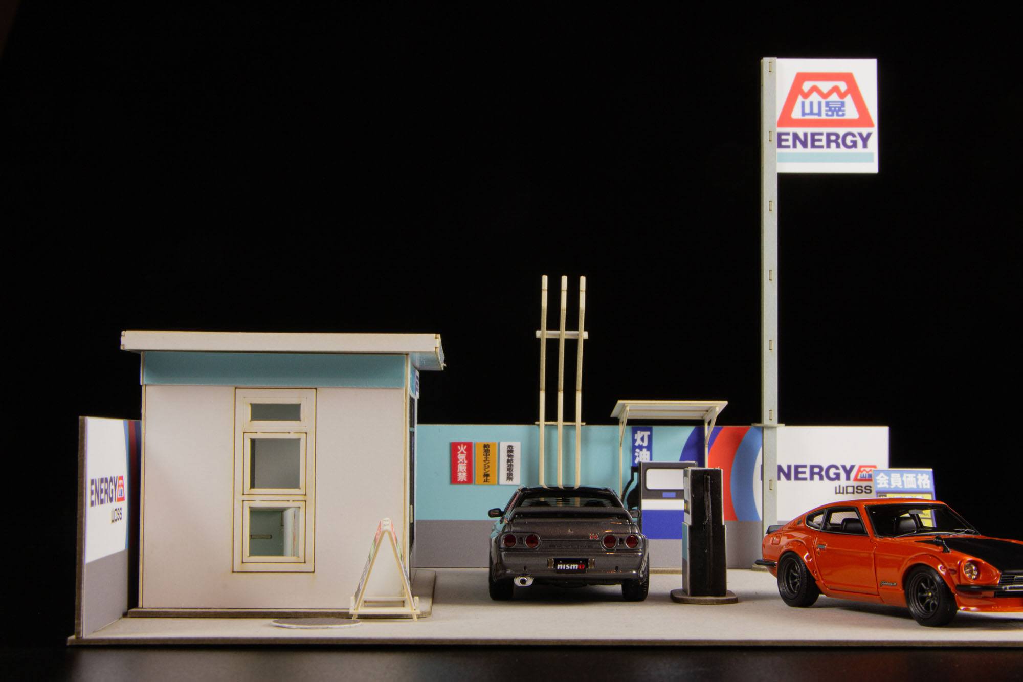 Stage Paper Model Real Stage - Paper Model Kit - Gas Station - Shop - tsoto.net β