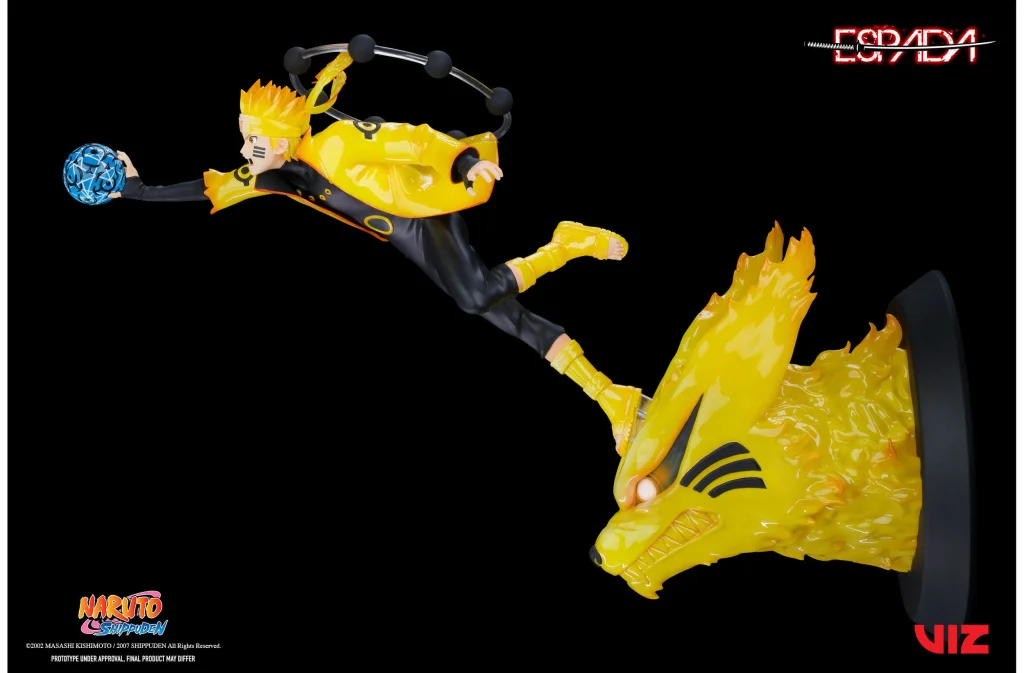 Naruto - Scale Wall Statue - Naruto Uzumaki & Kurama