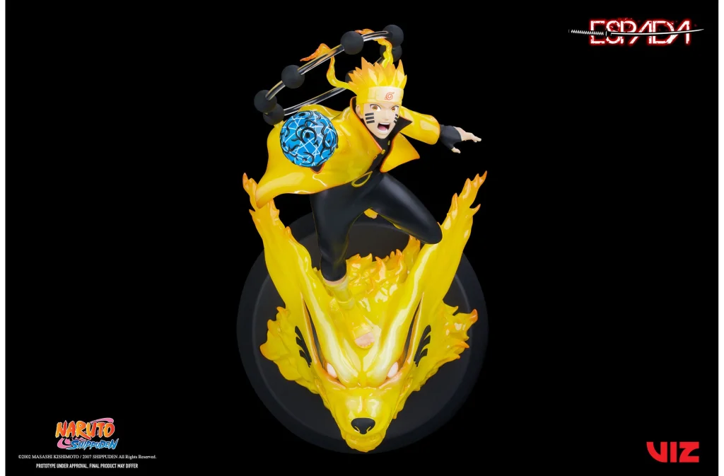 Naruto - Scale Wall Statue - Naruto Uzumaki & Kurama