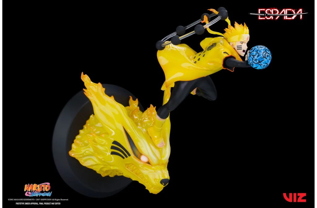 Naruto - Scale Wall Statue - Naruto Uzumaki & Kurama