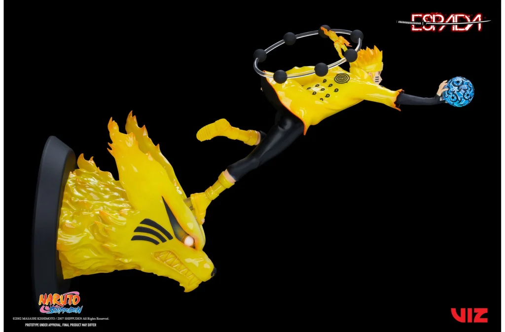 Naruto - Scale Wall Statue - Naruto Uzumaki & Kurama