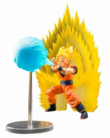 Produktbild zu Dragon Ball - S.H.Figuarts Zubeh&ouml;r - Super Saiyan Son Goku's Effect Parts Set: Teleportation Kamehame Wave