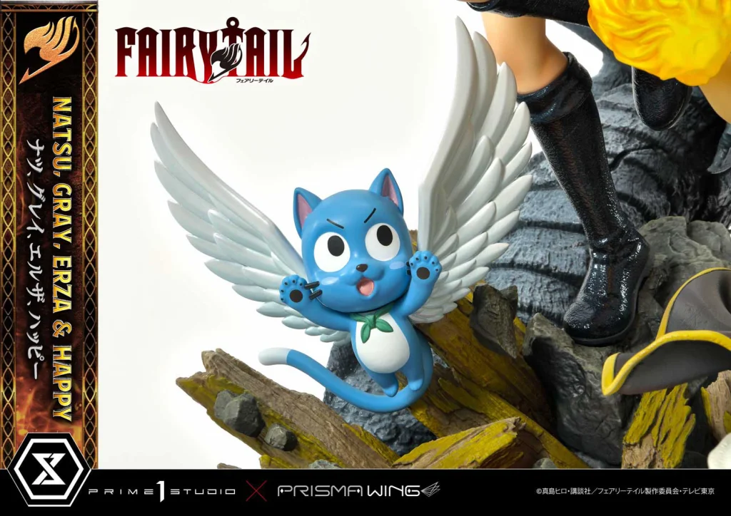 Fairy Tail - PRISMA WING - Natsu, Gray, Erza & Happy