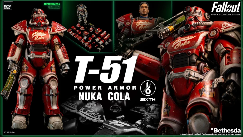 Fallout - Scale Action Figure - T-51 Nuka Cola Power Armor
