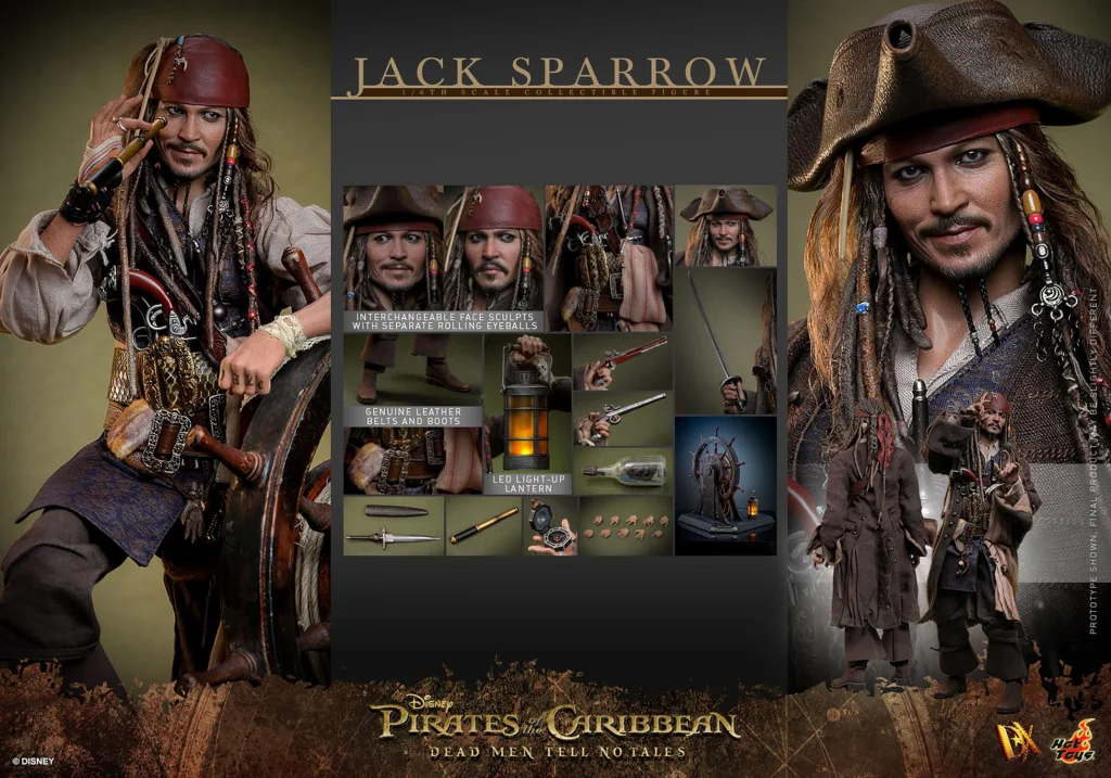 Pirates of the Caribbean - Scale Action Figure - Jack Sparrow