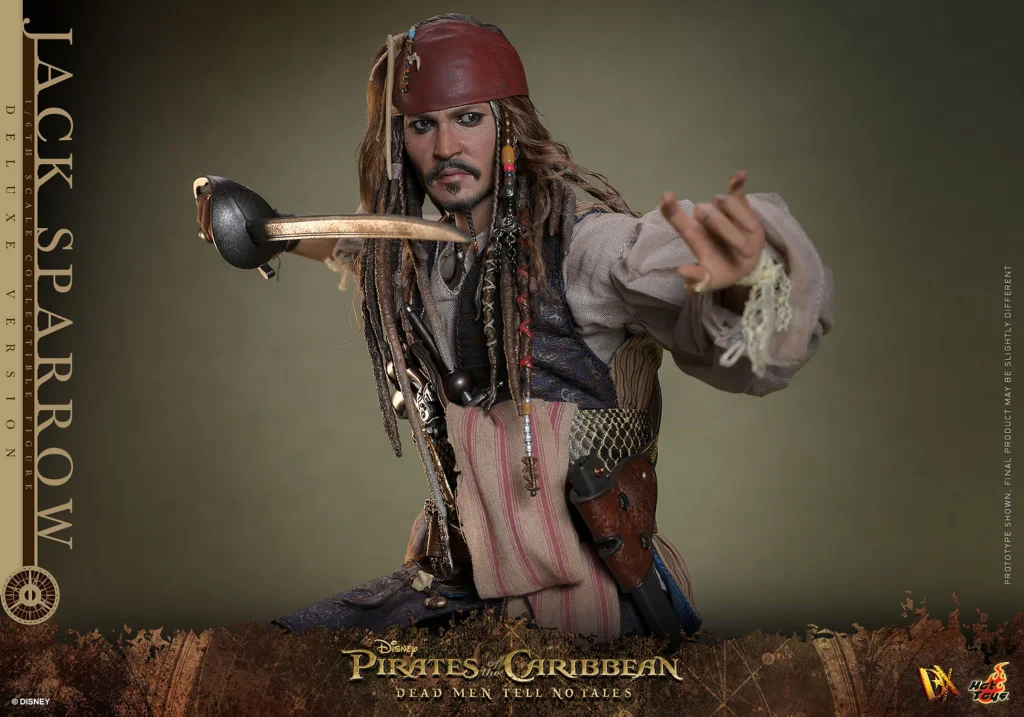 Pirates of the Caribbean - Scale Action Figure - Jack Sparrow (Deluxe Version)