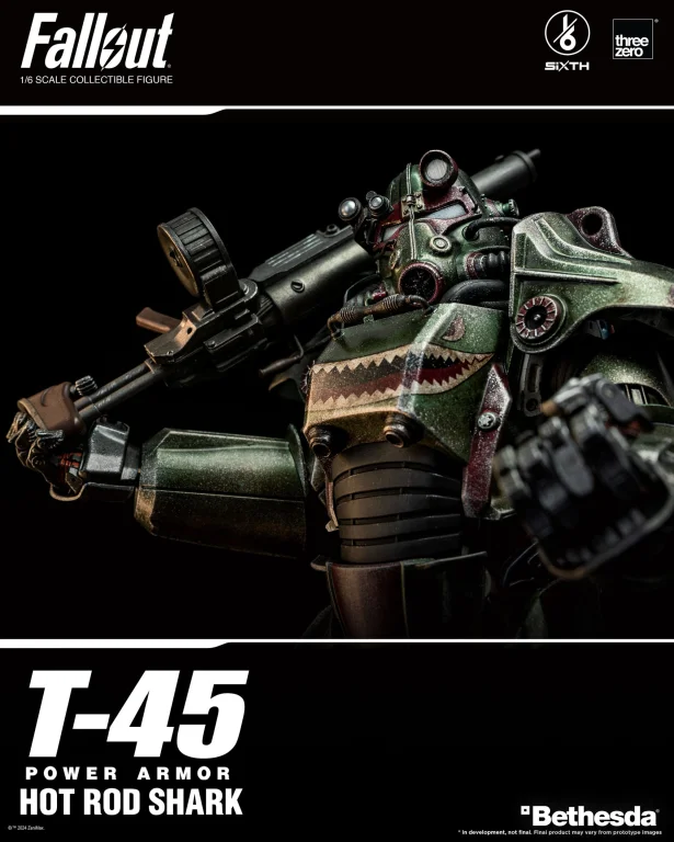 Fallout - FigZero - T-45 Hot Rod Shark Power Armor