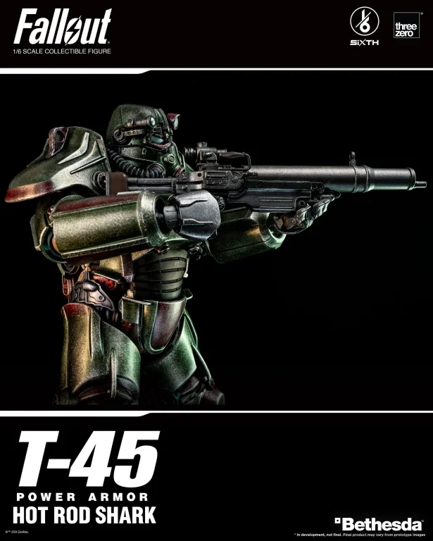 Fallout - FigZero - T-45 Hot Rod Shark Power Armor