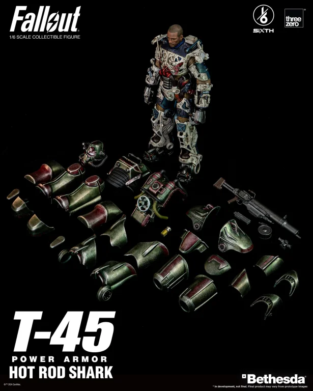 Fallout - FigZero - T-45 Hot Rod Shark Power Armor