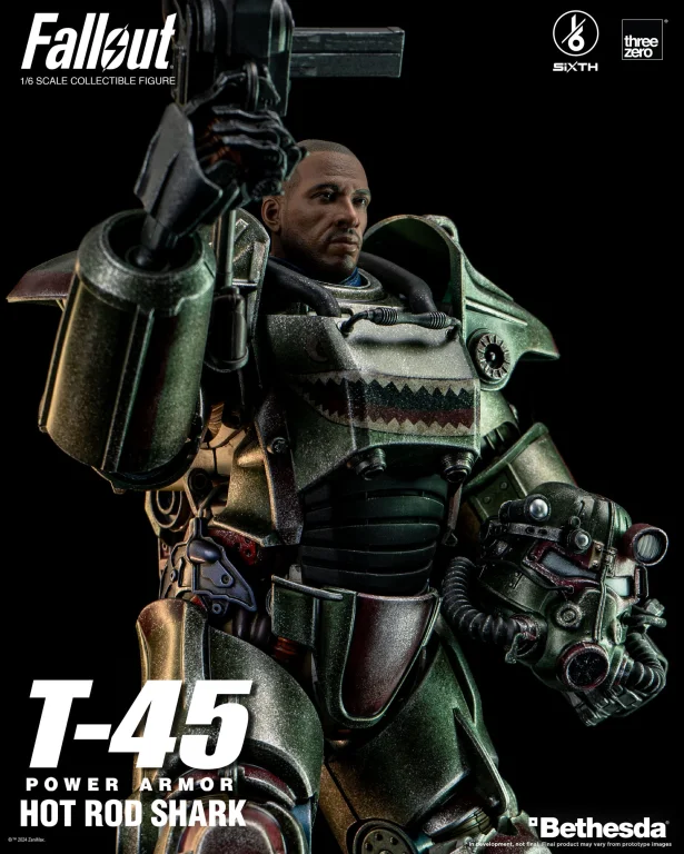 Fallout - FigZero - T-45 Hot Rod Shark Power Armor
