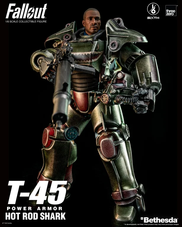 Fallout - FigZero - T-45 Hot Rod Shark Power Armor