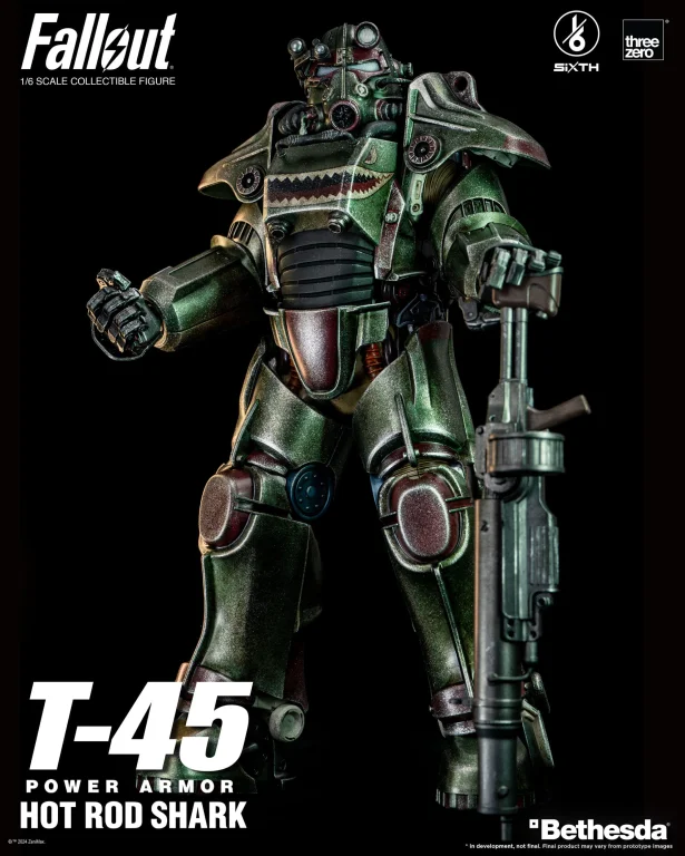 Fallout - FigZero - T-45 Hot Rod Shark Power Armor
