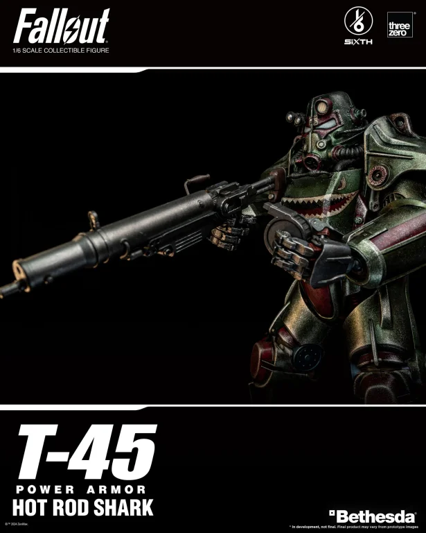 Fallout - FigZero - T-45 Hot Rod Shark Power Armor