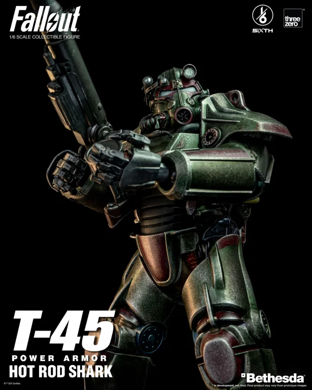 Fallout - FigZero - T-45 Hot Rod Shark Power Armor