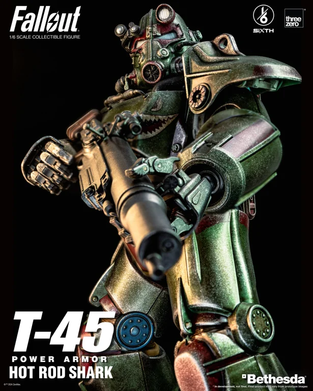 Fallout - FigZero - T-45 Hot Rod Shark Power Armor