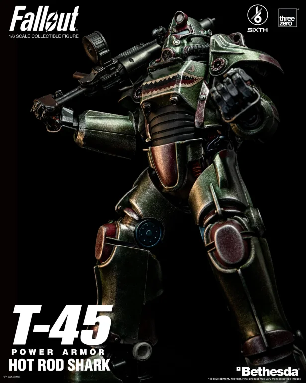 Fallout - FigZero - T-45 Hot Rod Shark Power Armor