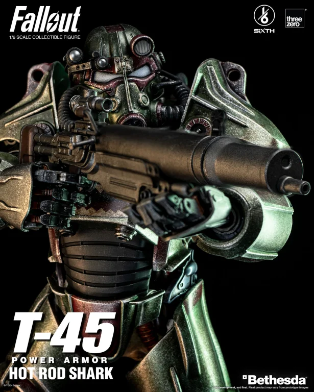 Fallout - FigZero - T-45 Hot Rod Shark Power Armor