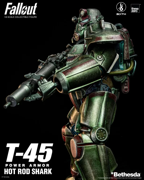 Fallout - FigZero - T-45 Hot Rod Shark Power Armor