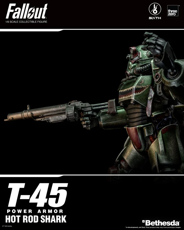 Fallout - FigZero - T-45 Hot Rod Shark Power Armor