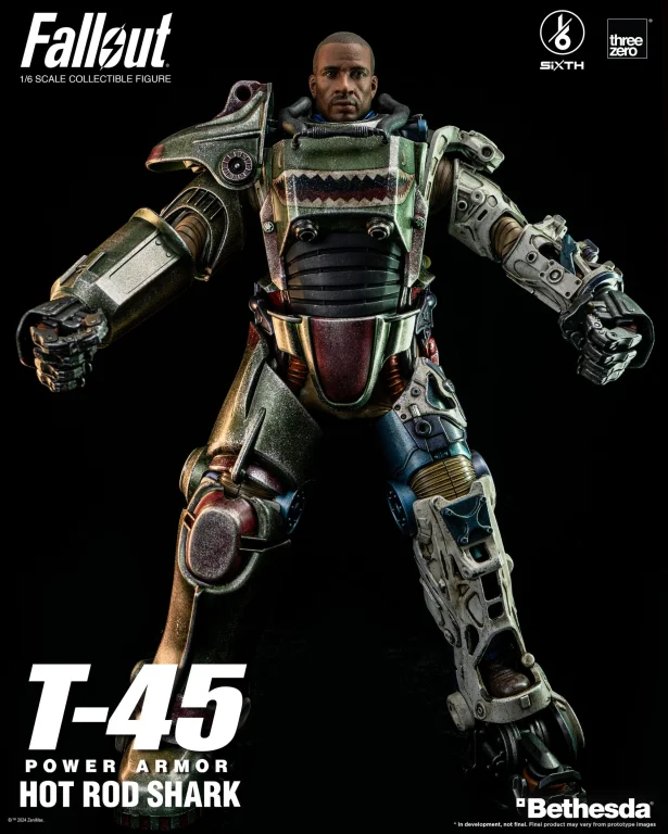 Fallout - FigZero - T-45 Hot Rod Shark Power Armor