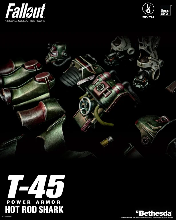 Fallout - FigZero - T-45 Hot Rod Shark Power Armor