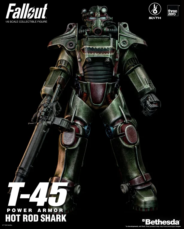 Fallout - FigZero - T-45 Hot Rod Shark Power Armor