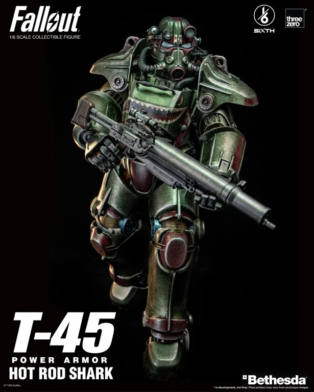 Fallout - FigZero - T-45 Hot Rod Shark Power Armor