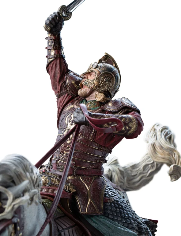 Herr der Ringe - Scale Figure - King Th&eacute;oden on Snowmane