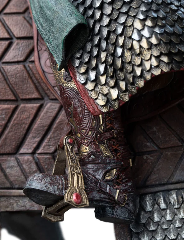 Herr der Ringe - Scale Figure - King Th&eacute;oden on Snowmane