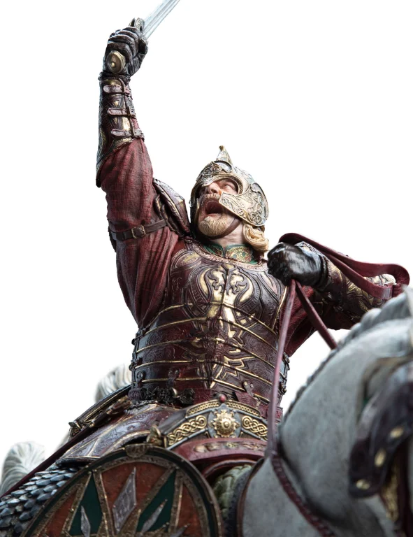 Herr der Ringe - Scale Figure - King Th&eacute;oden on Snowmane