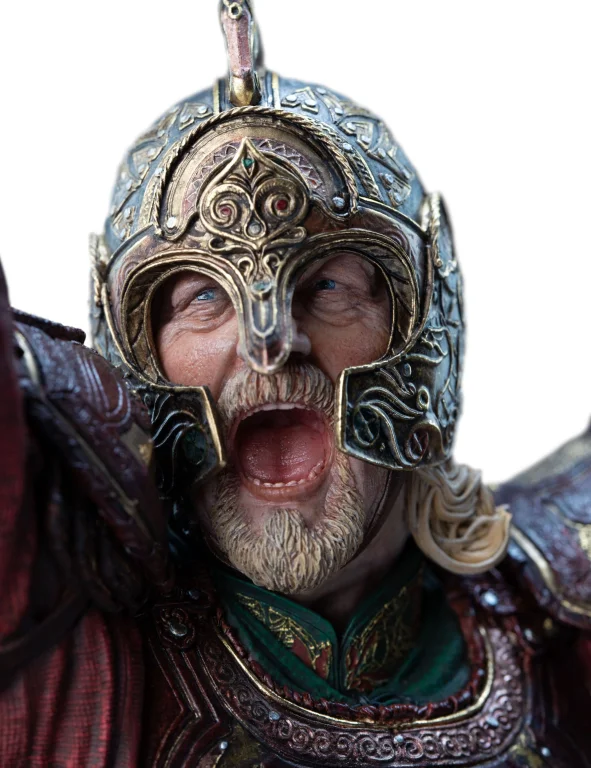 Herr der Ringe - Scale Figure - King Th&eacute;oden on Snowmane