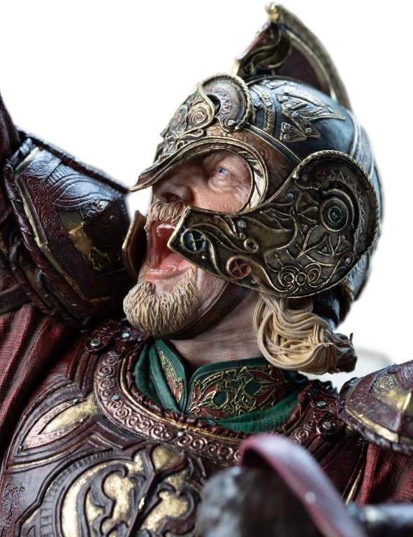 Herr der Ringe - Scale Figure - King Th&eacute;oden on Snowmane