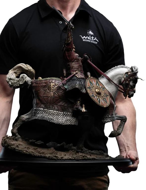 Herr der Ringe - Scale Figure - King Th&eacute;oden on Snowmane