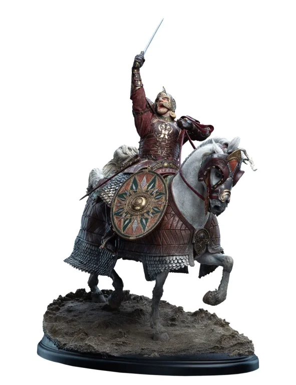 Herr der Ringe - Scale Figure - King Th&eacute;oden on Snowmane